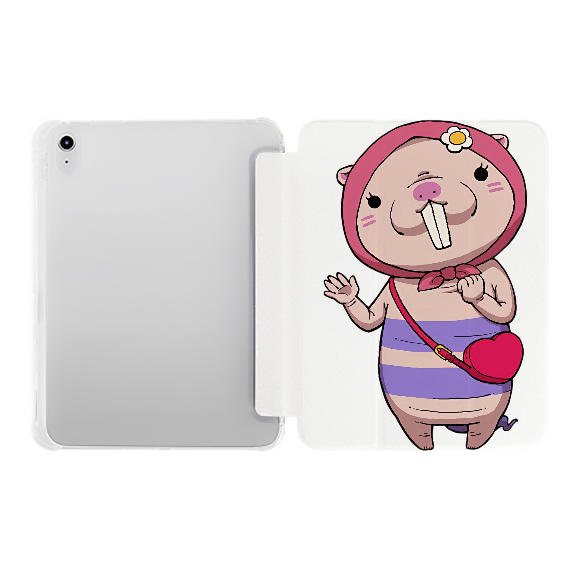 （画像用） 妖怪ウォッチ Yo-kai Watch IPad ケース ペン収納付き 三つ折りスタンド PUレザー×シリコン 対応機種9.5/10.5/10.9インチ